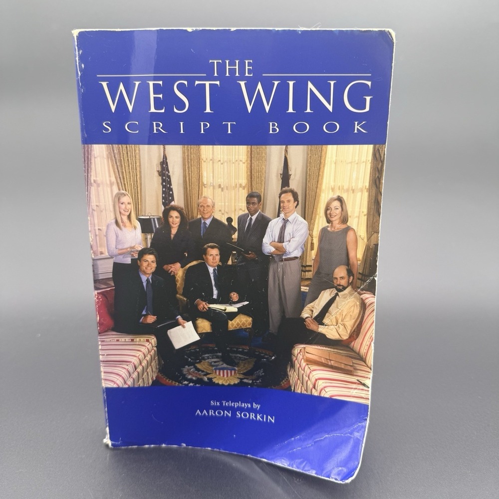 The‎ West Wing Script Book Aaron Sorkin 2002 1st Edition Paperback TV Scripts